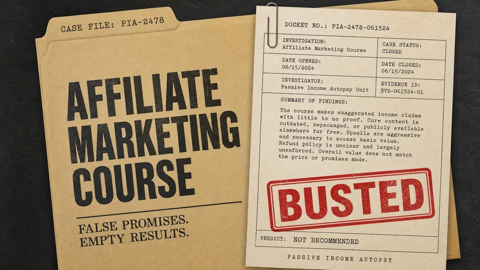 Passive Income Autopsy — Passive-income claims, autopsied against real data.